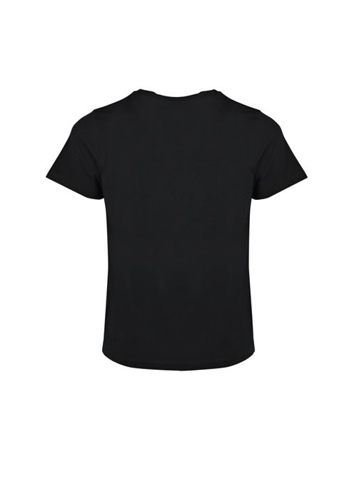 T-shirt in cotone con logo Black pure K-WAY | K 007JE0USY